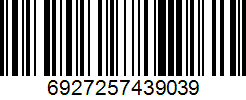 Barcode 6927257439039