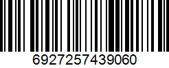 Barcode 6927257439060