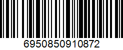 Barcode 6950850910872