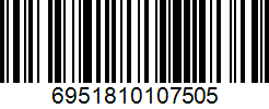 Barcode 6951810107505
