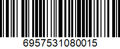 Barcode 6957531080015