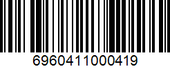 Barcode 6960411000419