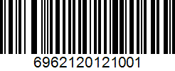 Barcode 6962120121001
