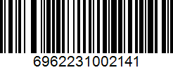 Barcode 6962231002141