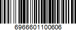 Barcode 6966601100606