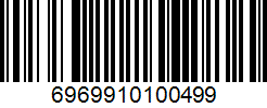 Barcode 6969910100499