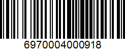 Barcode 6970004000918