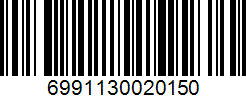 Barcode 6991130020150