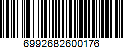 Barcode 6992682600176