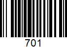 Barcode 701