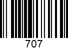 Barcode 707
