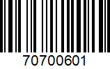 Barcode 70700601