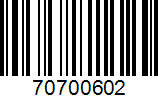 Barcode 70700602