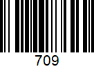 Barcode 709