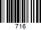 Barcode 716