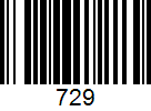 Barcode 729