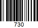 Barcode 730