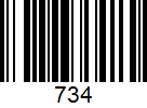 Barcode 734