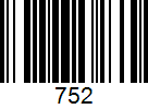 Barcode 752
