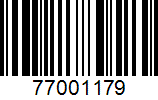 Barcode 77001179