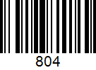 Barcode 804
