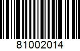 Barcode 81002014