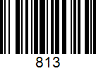 Barcode 813