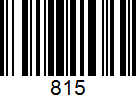 Barcode 815