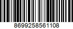 Barcode 8699258561108