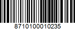 Barcode 8710100010235