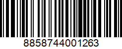 Barcode 8858744001263