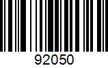 Barcode 92050