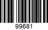Barcode 99681