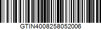 Barcode GTIN4008258052006
