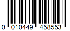 Barcode 0010449458553