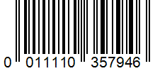 Barcode 0011110357946