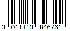 Barcode 0011110846761