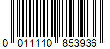 Barcode 0011110853936