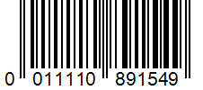 Barcode 0011110891549