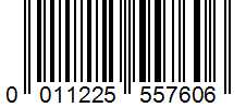 Barcode 0011225557606
