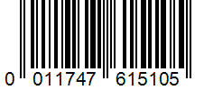 Barcode 0011747615105