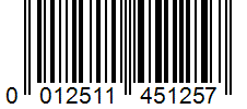 Barcode 0012511451257