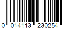 Barcode 0014113230254