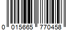 Barcode 0015665770458