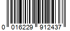 Barcode 0016229912437
