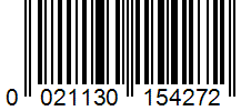 Barcode 0021130154272
