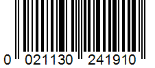 Barcode 0021130241910