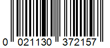 Barcode 0021130372157