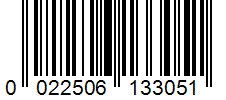Barcode 0022506133051