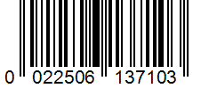 Barcode 0022506137103